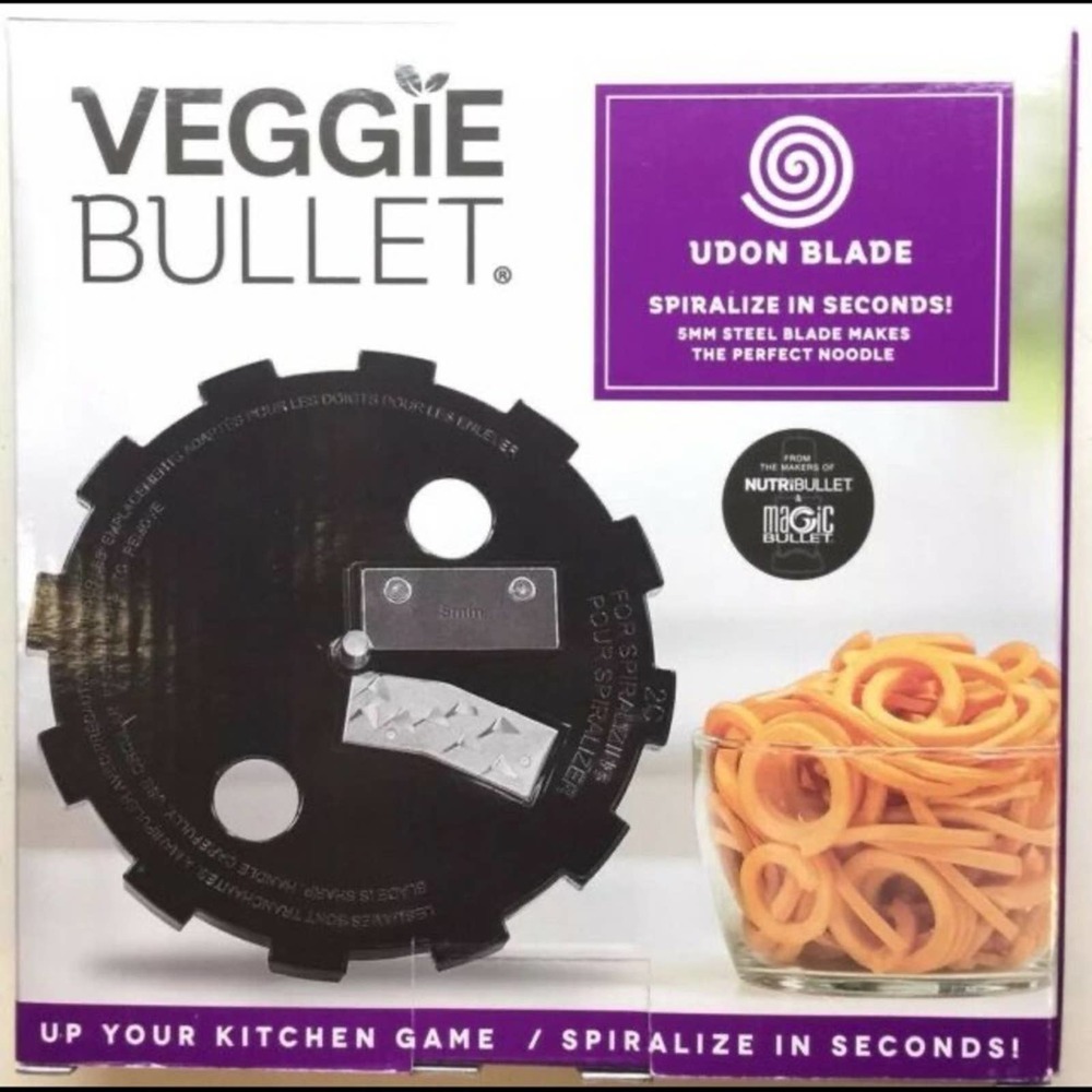 NEW Veggie Bullet‎ Udon Blade
